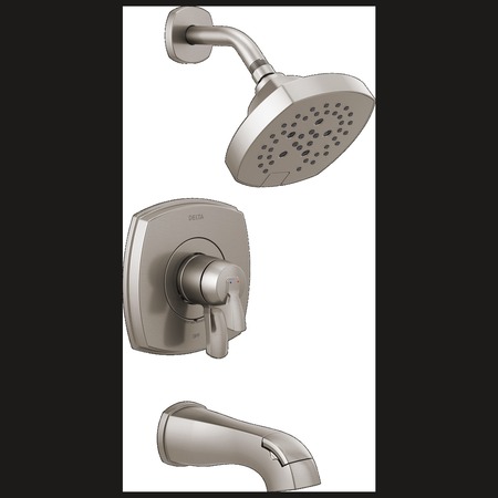 DELTA Stryke 17 Series Tub and Shower Only Stainless T17476-SS